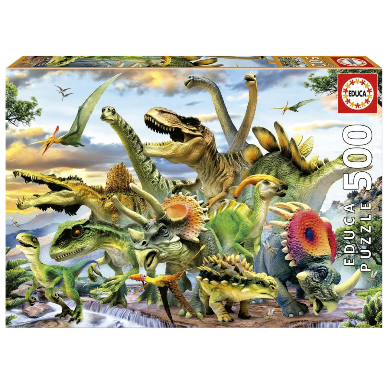 PUZZLE DINOLAND 500 PCS
